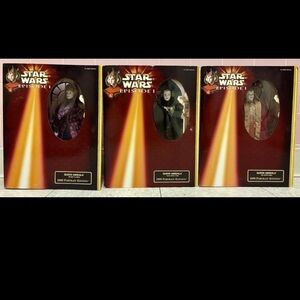 Star Wars 2000 Queen Amidala Portrait Edition Return to Naboo 3 Vintage Dolls